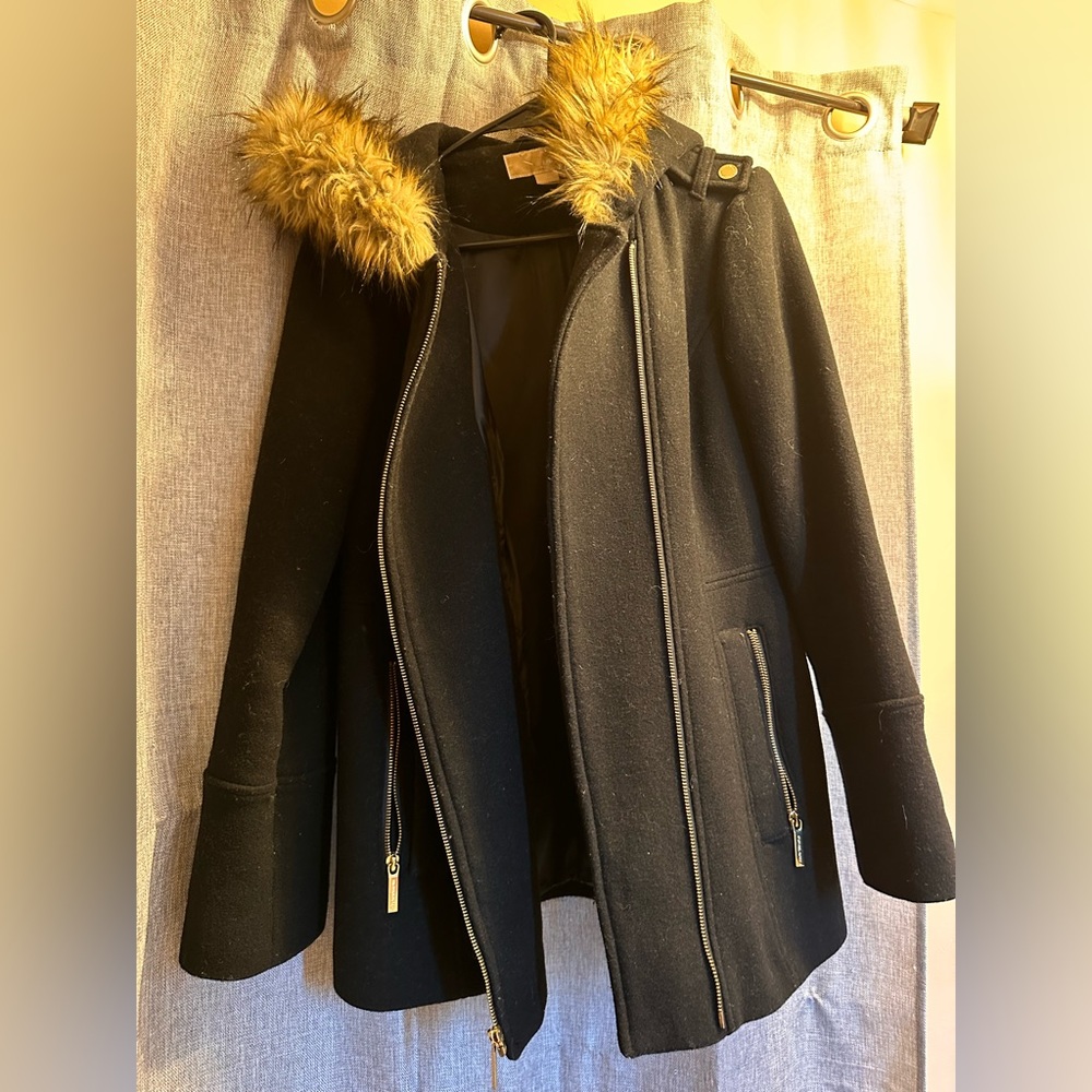 Michael Kors Peacoat with hood